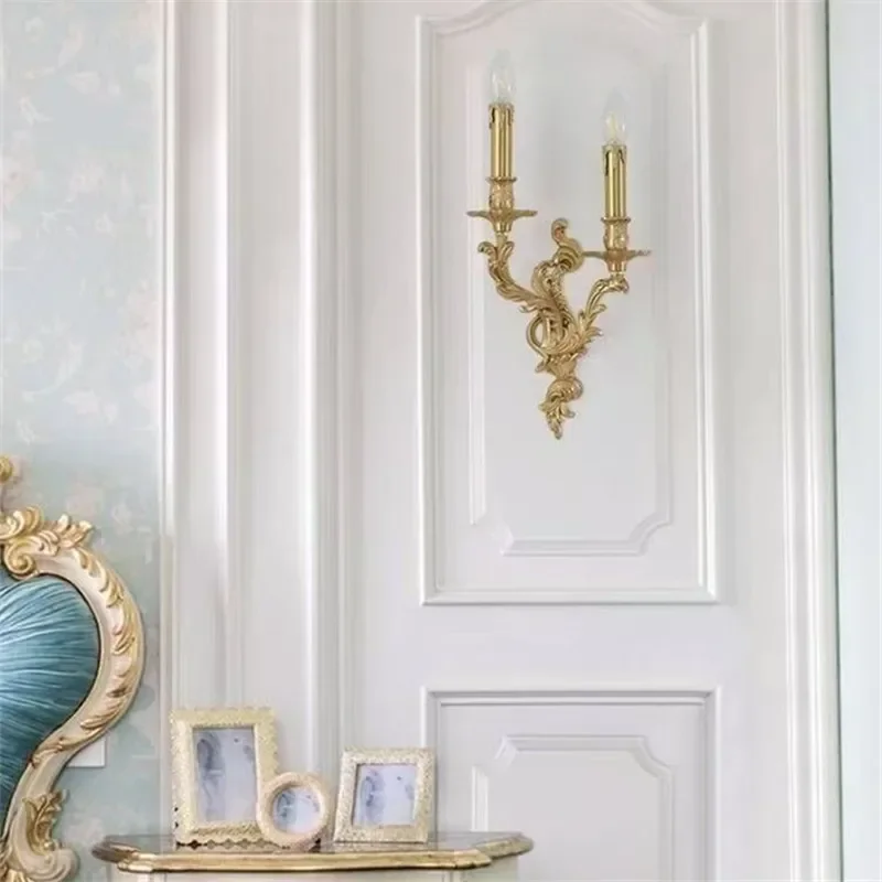 French Brass Wall Lamp 5