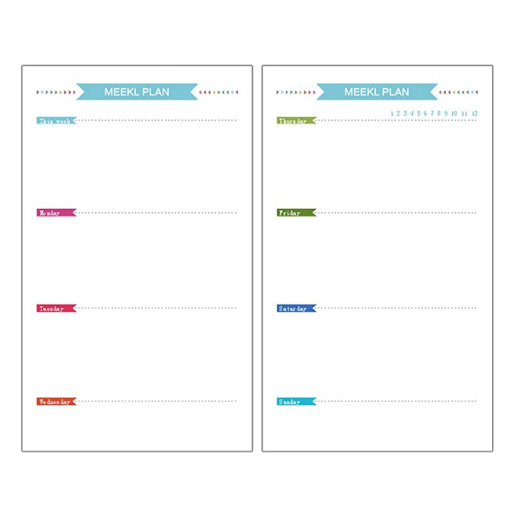 

40 Sheets Binder Refill Papers Notebooks 6 Holes Refills Lined Straight Grain with