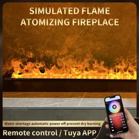 3D камин с водяным паром и красочным паровым пламенем, ЭКО, индивидуальный туман, интеллектуальный электрический распыленный камин, домашний декор для дома