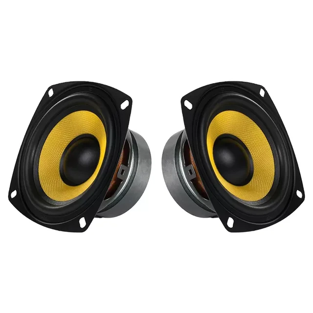 KYYSLB 4 Inch Full Range Speaker Unit 30-80W Home Theater Systems Amplifier LoudSpeaker Car Audio Drive Speakers Unit