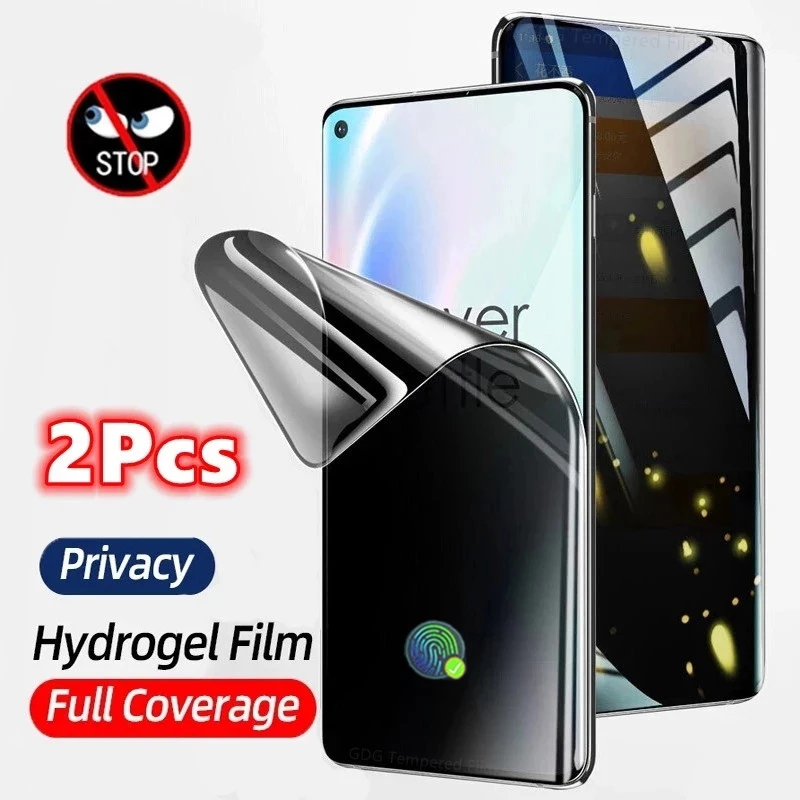 1-2Pc Anti Spy Hydrogel Film for Samsung S21 S20 S22 Note 20 Ultra Note10 9 S10 Plus S20 Fe S9 S8 Plus Privacy Screen Protector
