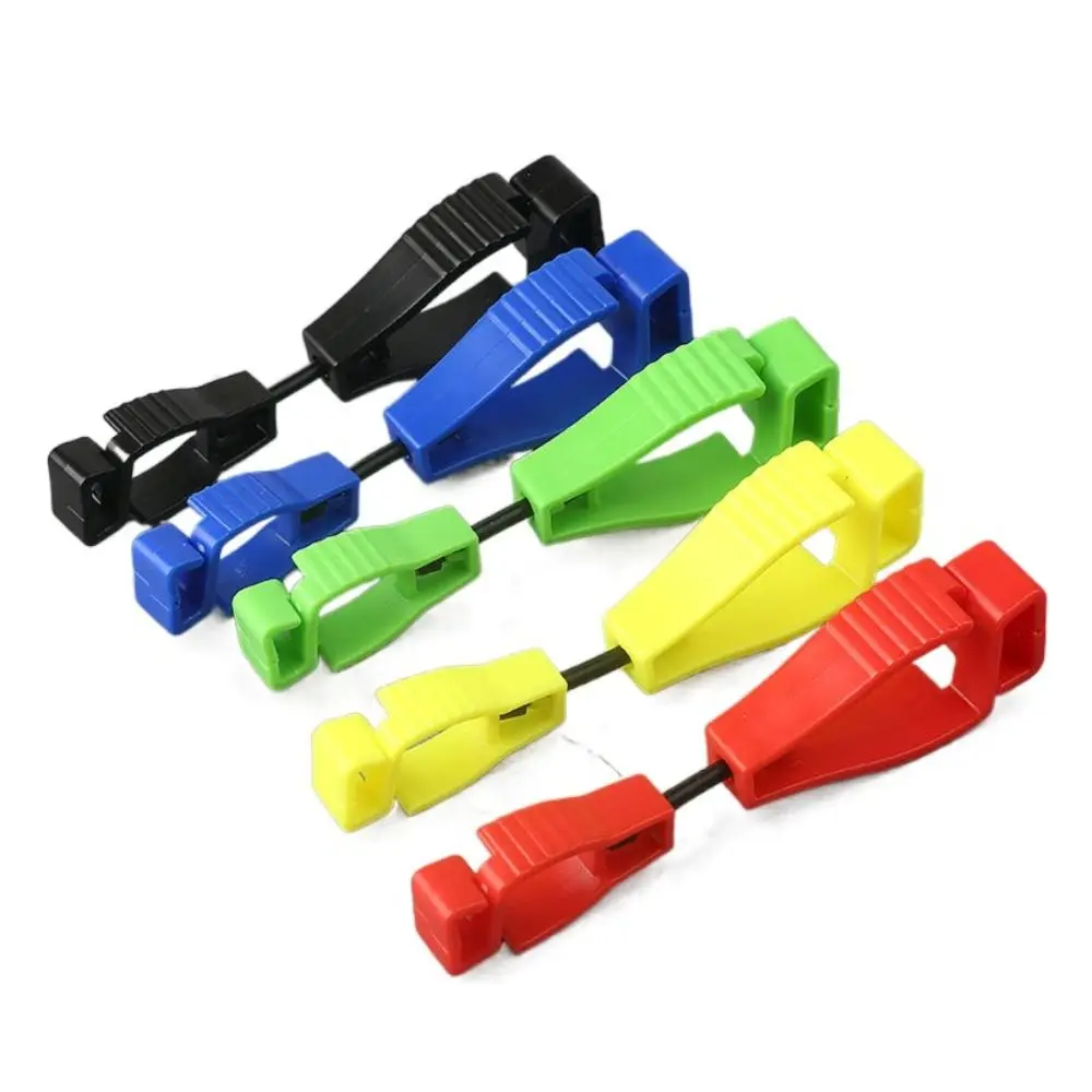 Description Picture 3 of item10pcs Multi-Purpose Glove Grabber Clip Anti-lost Carry-On Glove Holder Hanger Plastic Safety Working Gloves Clips Worker