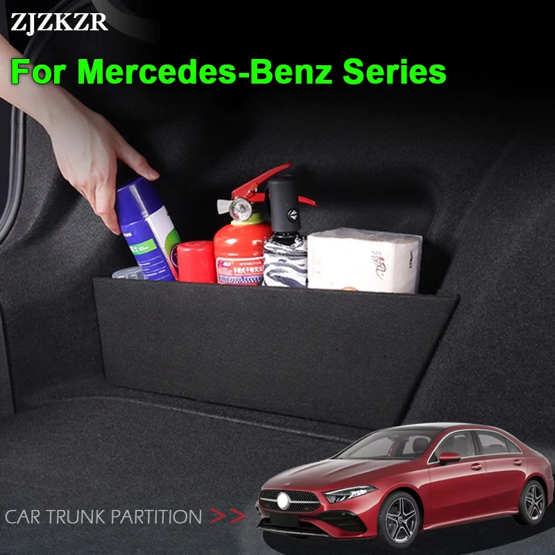 Black Car Organizer Box For Benz B Class W247 2019 2020 ABS Center Console Storage Accessories - View #3
