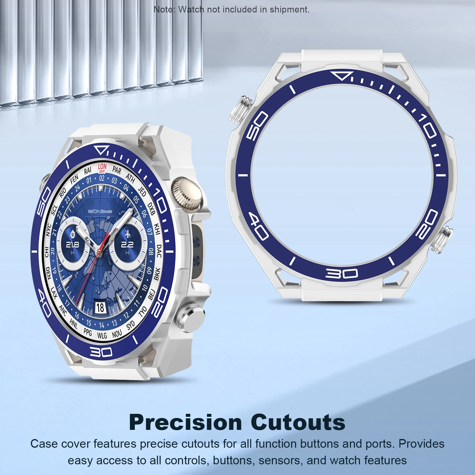 High-Quality Protective PC Case Cover for Smartwatch - Ultimate Bumper Shell