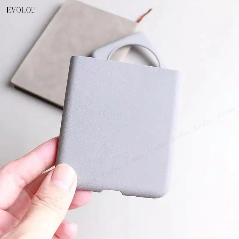 Tecno Phantom V Flip Sandstone Matte Shockproof Ultra-Thin Phone Case