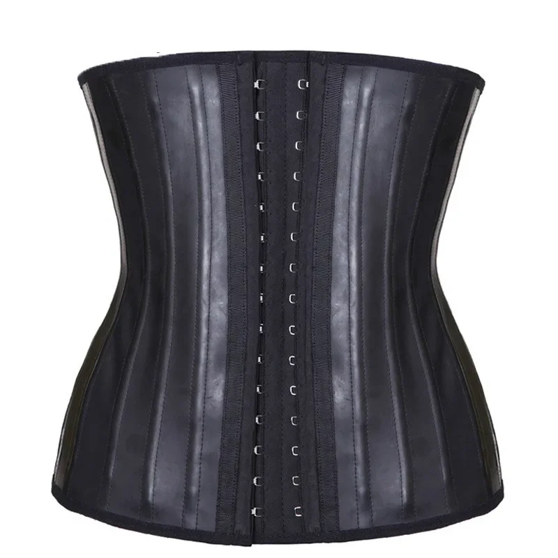 Corset Waist  Latex Waist Trainer Corset Belly Slim Belt Body Shaper Modeling Strap 25 Steel Boned Waist Cincher Colombianas