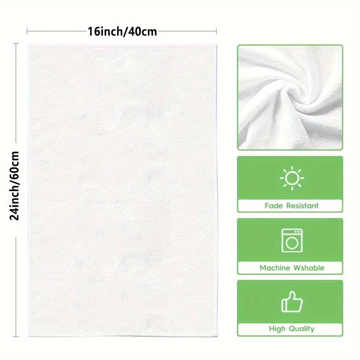 2 soft towels with abstract art plant patterns, stylish beige and black leaf designs, suitable for kitchens, bathrooms, or gyms 3