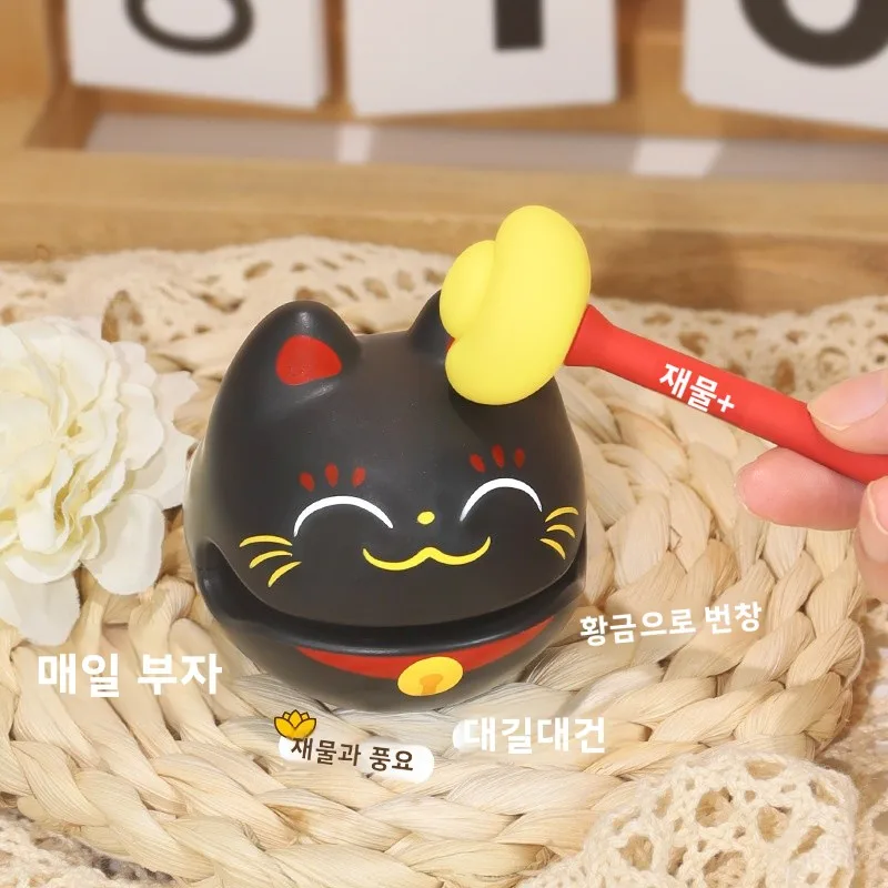 사무실 책상 장 작은 나무 물고기 장난감 스트레스 해소 귀여운 힐링 기분 안정화 중국 예술 스타일 레진 공예품