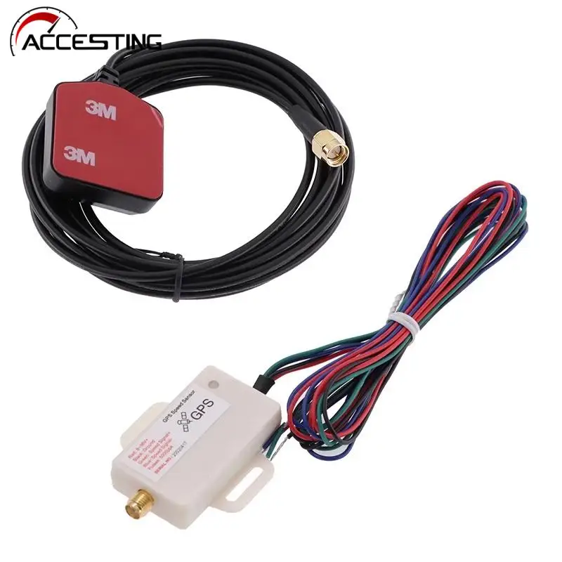 GPS Speed Sensor Mini Universal Speedometer Sensors Adapter Kit GPS Speed Sender Odometer Compensation Speedometer Gauge Signal