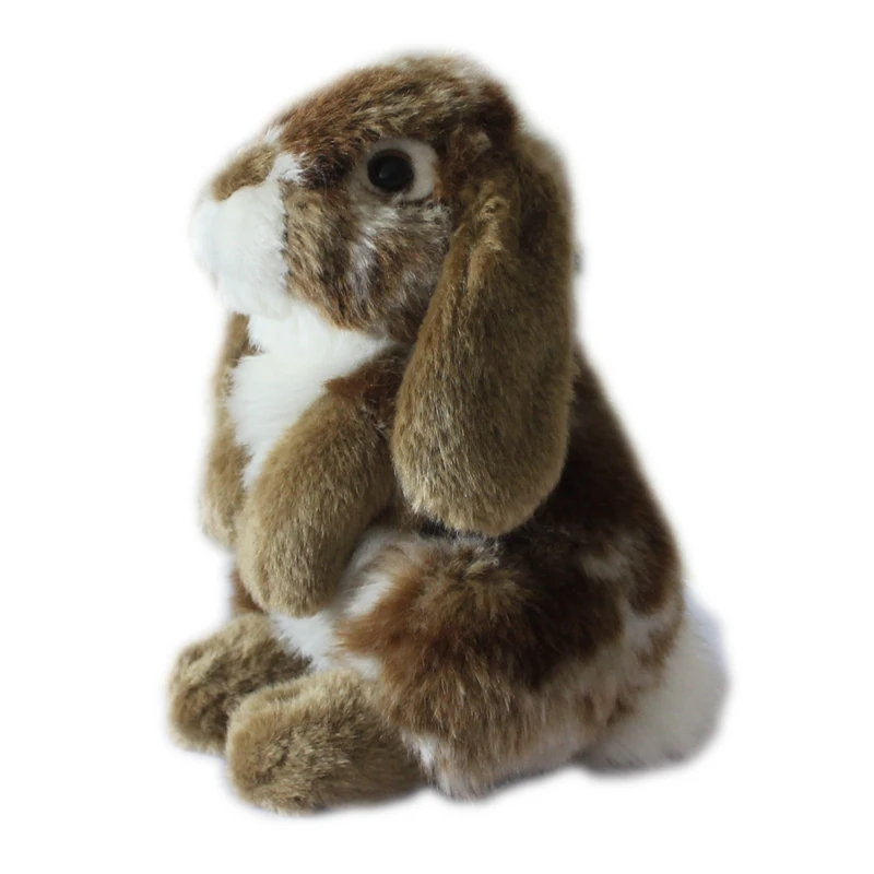 リアルなぬいぐるみ,大きな耳,茶色,バーバニー,小さなhare,ぬいぐるみ