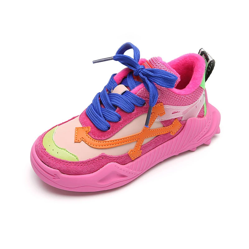 deportivas con para niños niñas, zapatos cálidos de moda para pequeños, grandes y escolares, primavera 2022|Zapatillas deportivas| - AliExpress