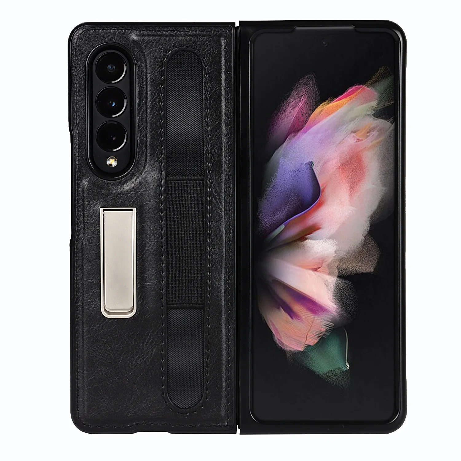 Ốp Lưng Dành Cho Samsung Galaxy Samsung Galaxy Z Flip3 1 Ốp Lưng Điện Thoại Samsung Galaxy Z Flip 3 Dây Ngọc Trai Da Bảo Vệ bao Da kawaii phone case samsung