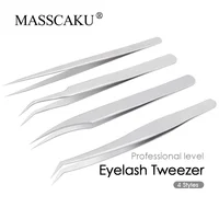 MASSCAKU Eyelash Tweezer Pinzas Pestañas Magnetic lashes Professional Eyelashes Women Make-up lash Kit Coating Makeup Tools 1