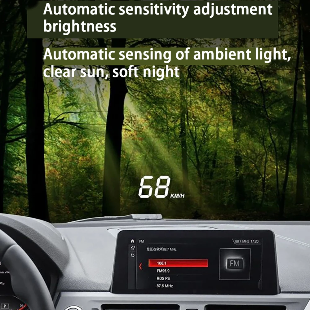 ZJCGO ڵ HUD  ˶   ÷ ӵ  , BMW 1 2 ø F52 F44 ׶   2020  2022