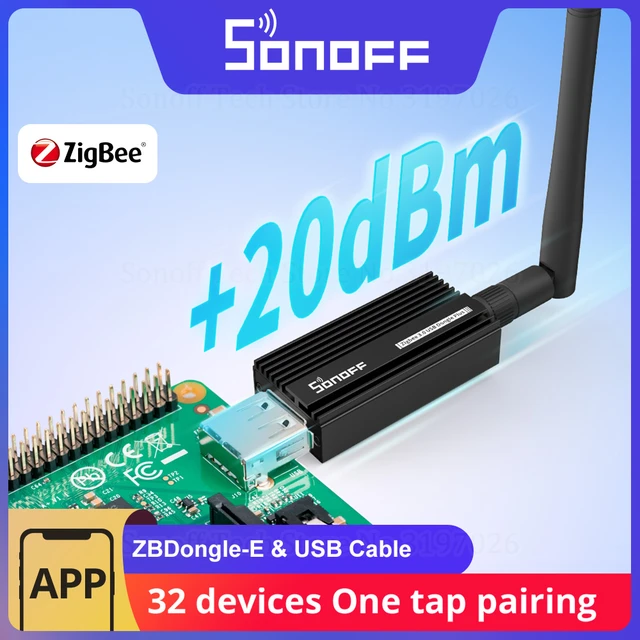 SONOFF ZBDongle-E USB Dongle Plus ZigBee 3.0 Wireless Zigbee