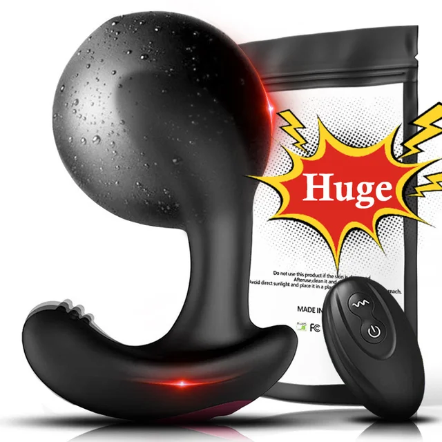 Huge Inflatable Vibrating Butt Plug Male Prostate Massager Wireless Remote Control Anal Expansion Vibrator Sex Toys For Men Gay Huge Inflatable Vibrating Butt Plug Male Prostate Massager Wireless Remote Control Anal Expansion Vibrator Sex Toys