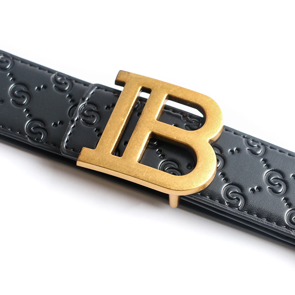 2023 Luxury Designer Brand Pin Buckle V Belt Men High Quality