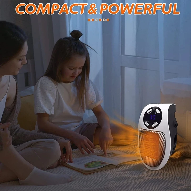 Portable Heater Hand Warmer Mini Electric Heaters Plug In Heater Room