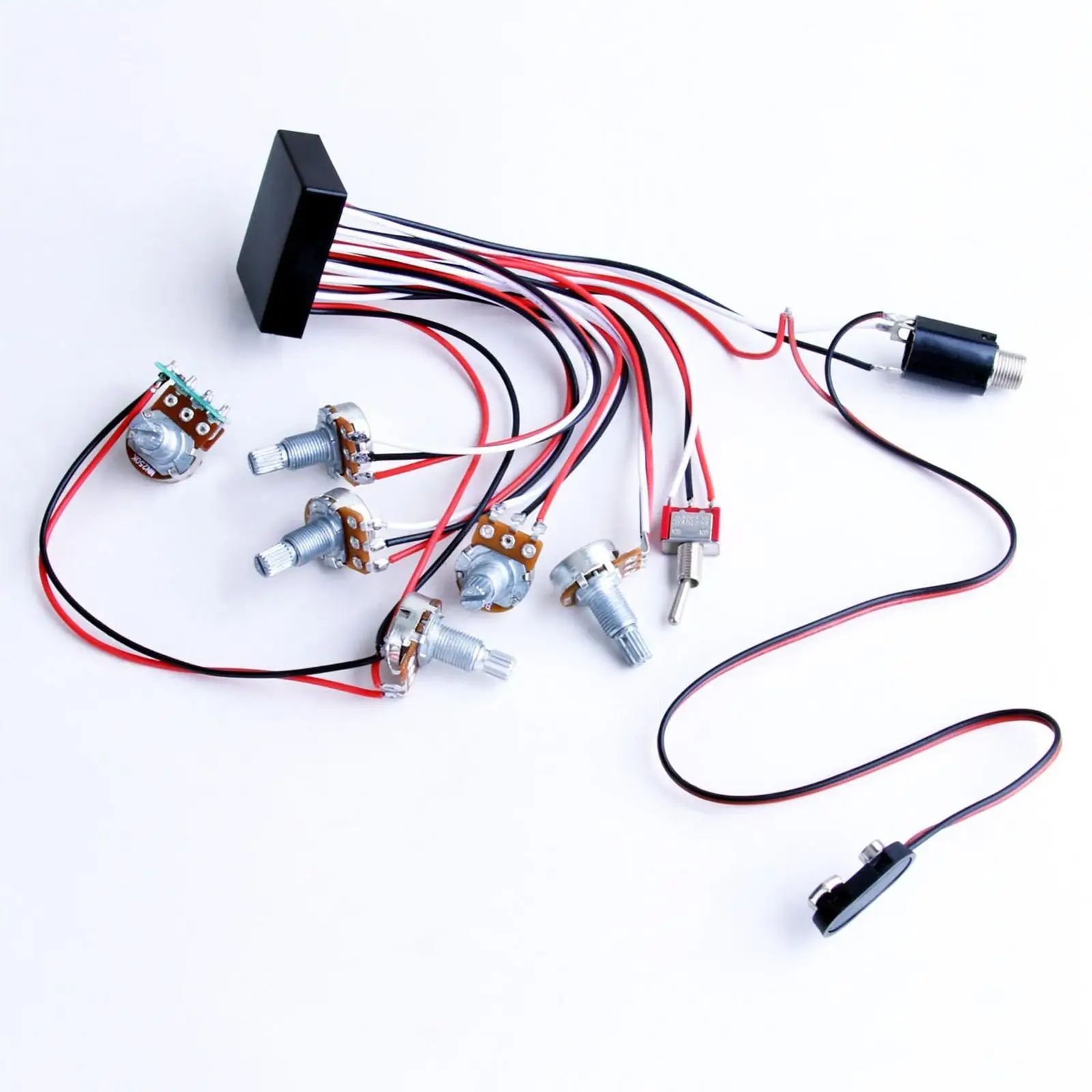 Enhanced Electric Bass Guitar Preamp Circuit with Three-Band Equalizer