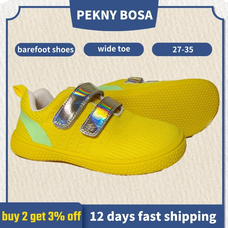 PEKNY BOSA New Children Barefoot Shoes Kids Flexible Breathable Mesh Casual Sneakers for Girls Boys Unisex zapatos niña 신발