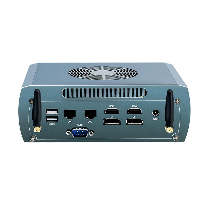 FU03 AI Mini PC AMD Ryzen 7 8845HS 2*Intel 2.5G 2*DDR5 2*NVME 2x HDMI Firewall Router Windows 11 4x8K WiFi6 Gaming Mini Computer 3