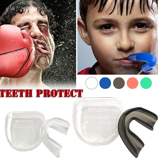 Protector bucal de entrenamiento deportivo para niños y adultos, Protector  bucal POE para fútbol, baloncesto y Karate, 1 unidad - AliExpress