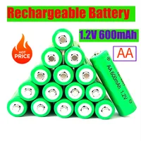AA 1.2V 600mAh NI-MH Rechargeable Battery for Camera Microphone Flashlight Remote Control MP3/MP4 Player Electric Shaver 1