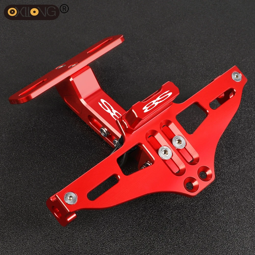 

FOR SUZUKI GSX-8S GSX 8S 2025 2024 2023 Motorcycle CNC Aluminum Accessores Rear License Plate Mount Holder Turn Signal Lights