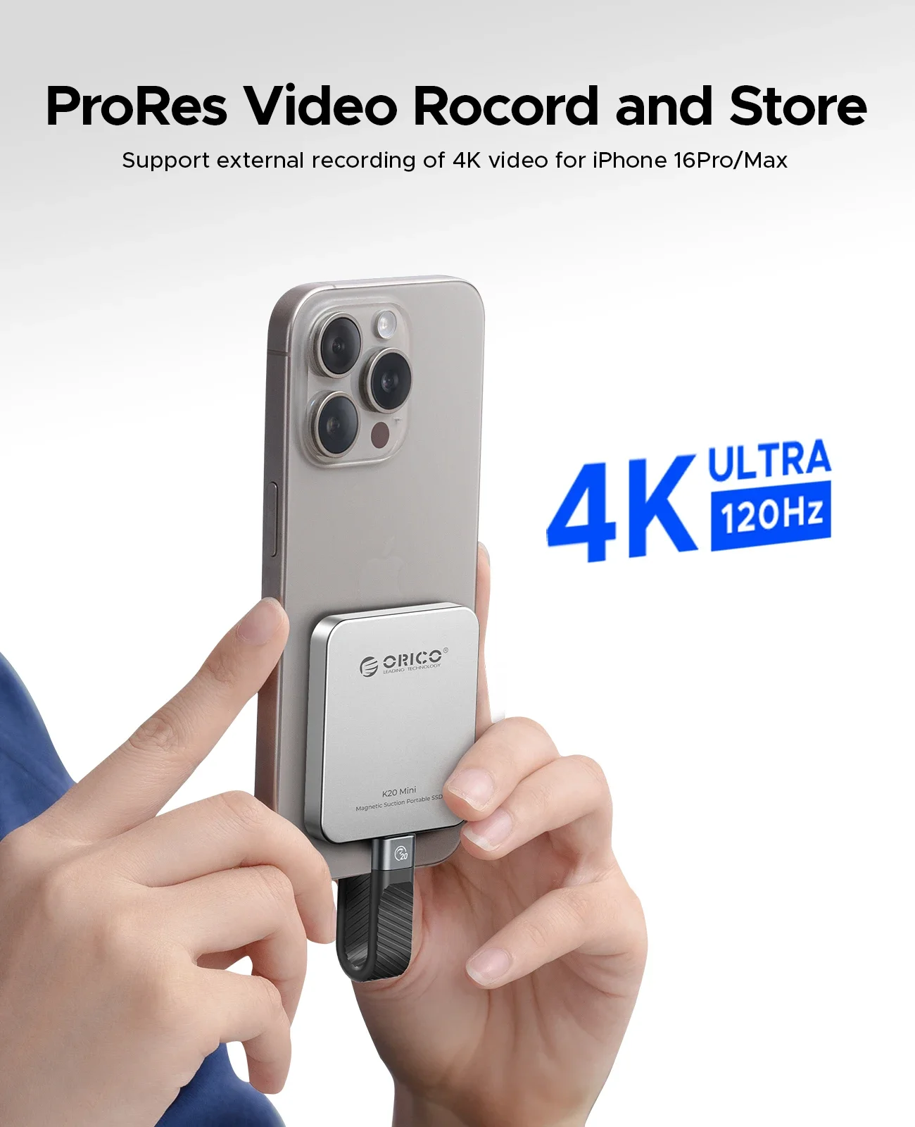 ORICO 자기 외장형 SSD 2000MB/S 고속 외장형 솔리드 스테이트 드라이브 2TB 1TB HDR 기록 및 HUAWEI 노트북 Mac용 저장