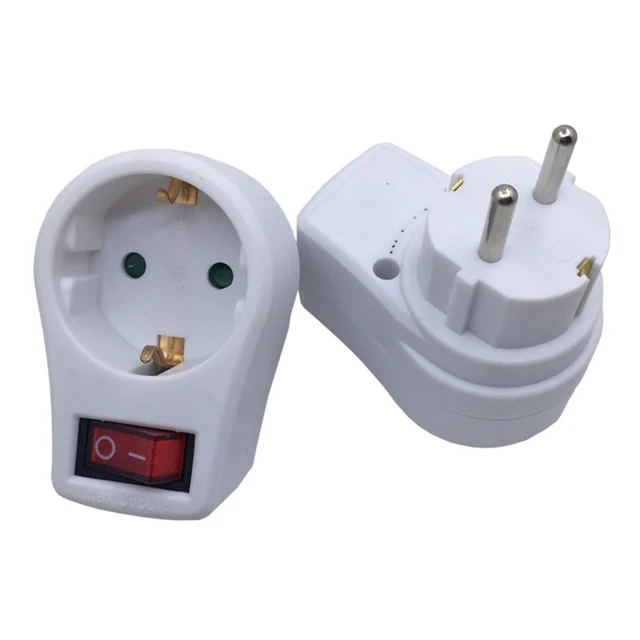 1pcs Socket Outlet With Switch 3680W Socket Adapter Eu Power Converter Extension Socket 16A 250V Home Improvement European Type - Image 5