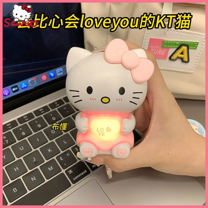 

Sanrio Забавный и интерактивный пластиковый игрушечный пресс Hello Kitty для звуковых фраз прочный дизайн для часов игры идеальный подарок для ребенка