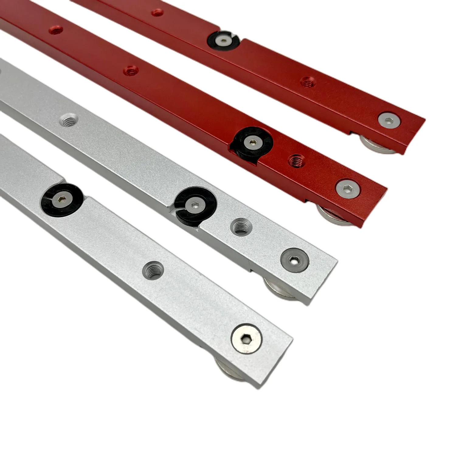T Track Miter Bar Slider Aluminium Alloy Miter Bar Jig and Fixture Bar Slider Table Saw Gauge Rod T Slot Gauge Slider