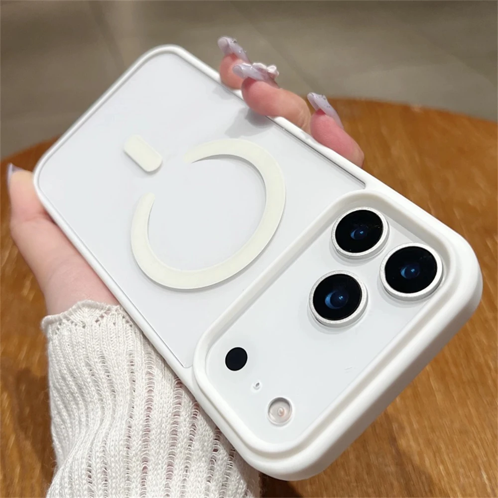 Magnetic Clear Protective Cover with Enhanced Wireless Charging Compatibility
