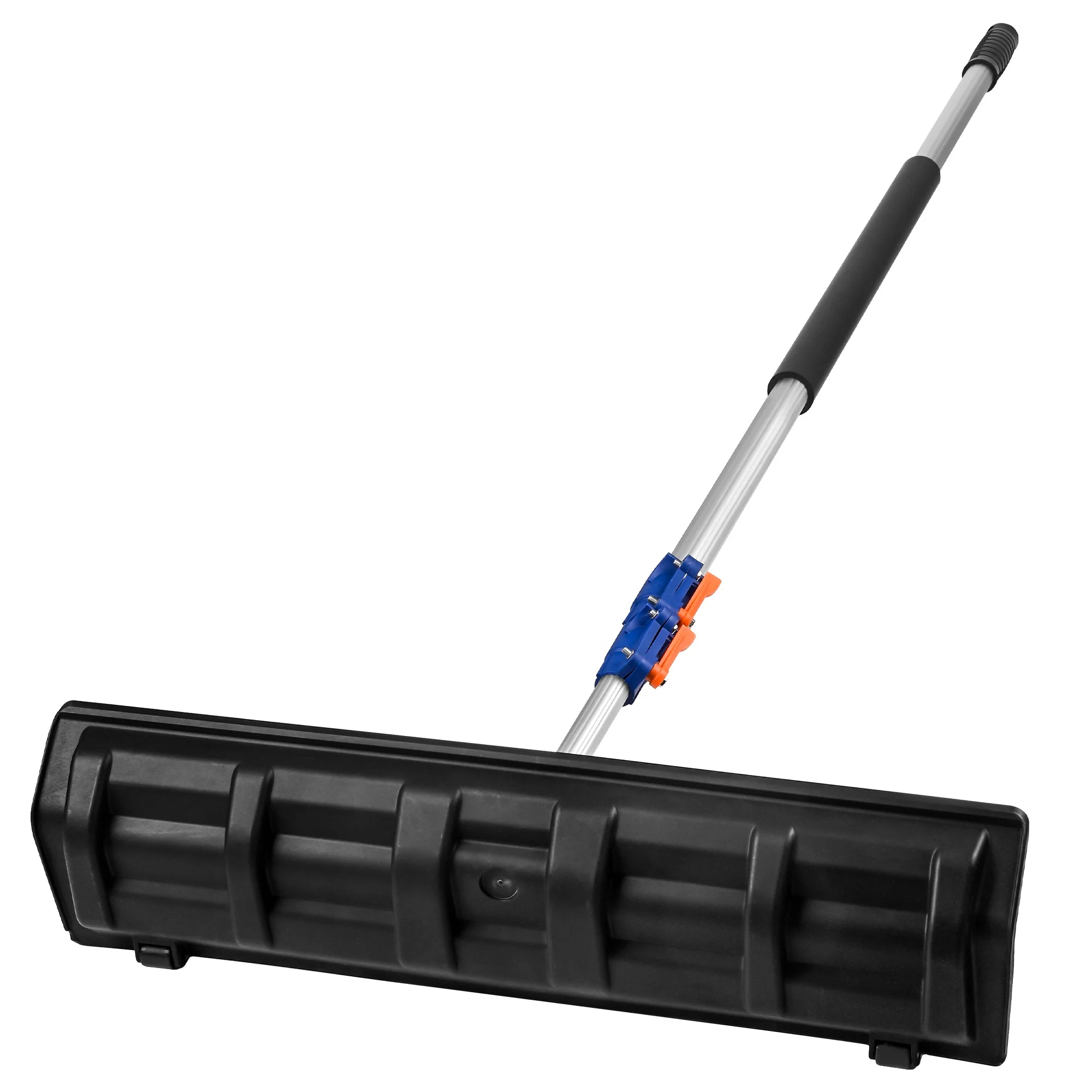 For Car 24 Inch Built-in Wheel Plastic Roof Snow Rake Roof Snow Shovel Removal Tools With Aluminum Telescopic Extension Pol
