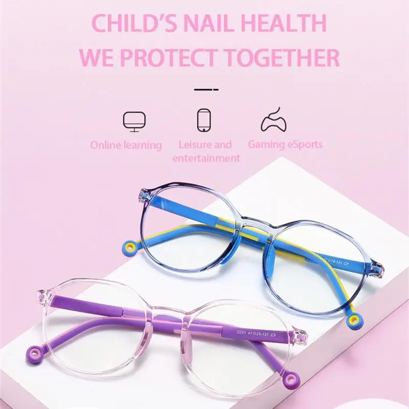 

New 2022 Anti-blue Light Kids Glasses Optical Frame Children Boy Girls Computer Transparent Blocking Anti Reflective Eyeglasses
