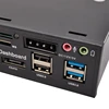 5.25 Inch Usb 3.0 Front Panel Pc Usb 3.0/2.0 Hub E-Sata Sata Audio Multi Card Reader For Computer Case Optical Drives Bay 3