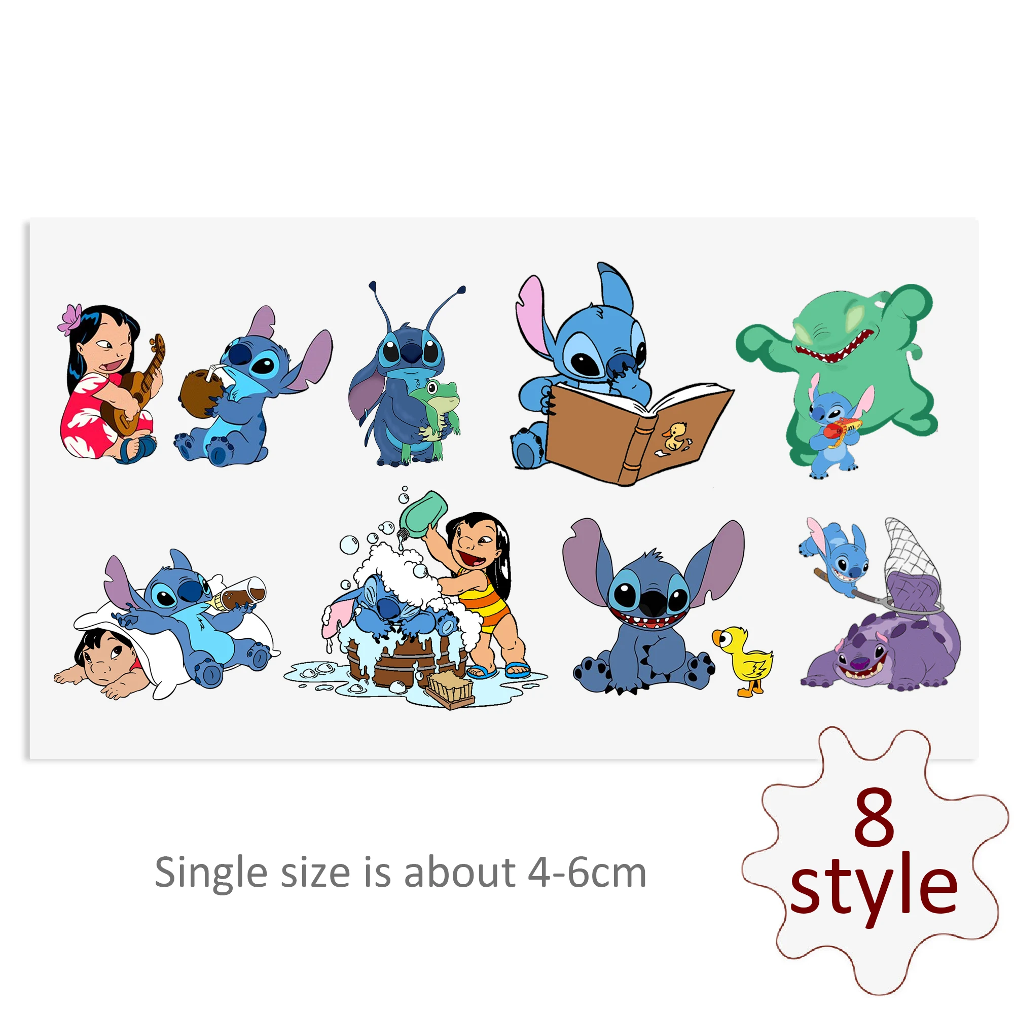 Cartoon Disney Lilo And Stitch UV DTF Stickers For Glass Cup Decoration  Laptop Motorcycle Car Waterproof Sticker For Girl Kids - AliExpress