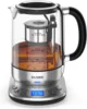 Electric Tea Maker 1.7L with Automatic Infuser for Tea Brewing, Stainless Steel Glass Kettle, Presets for 5 Tea Types an 1