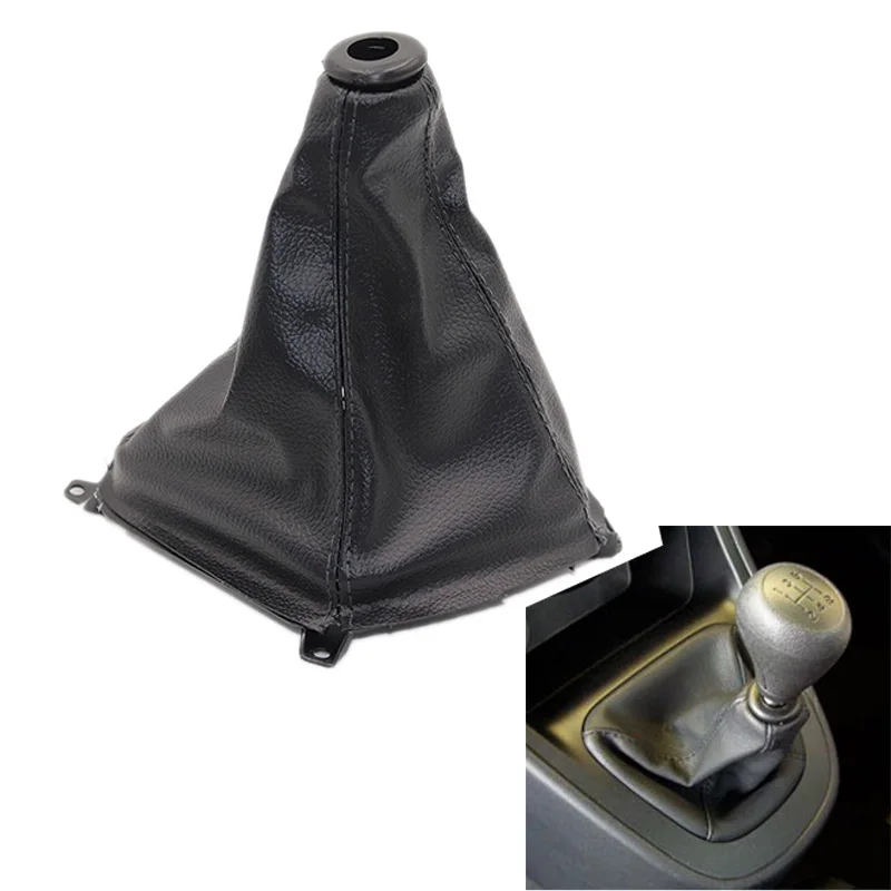 ManualCarLeatherCarShiftGearKnobLeverGaitorBootCoverFor