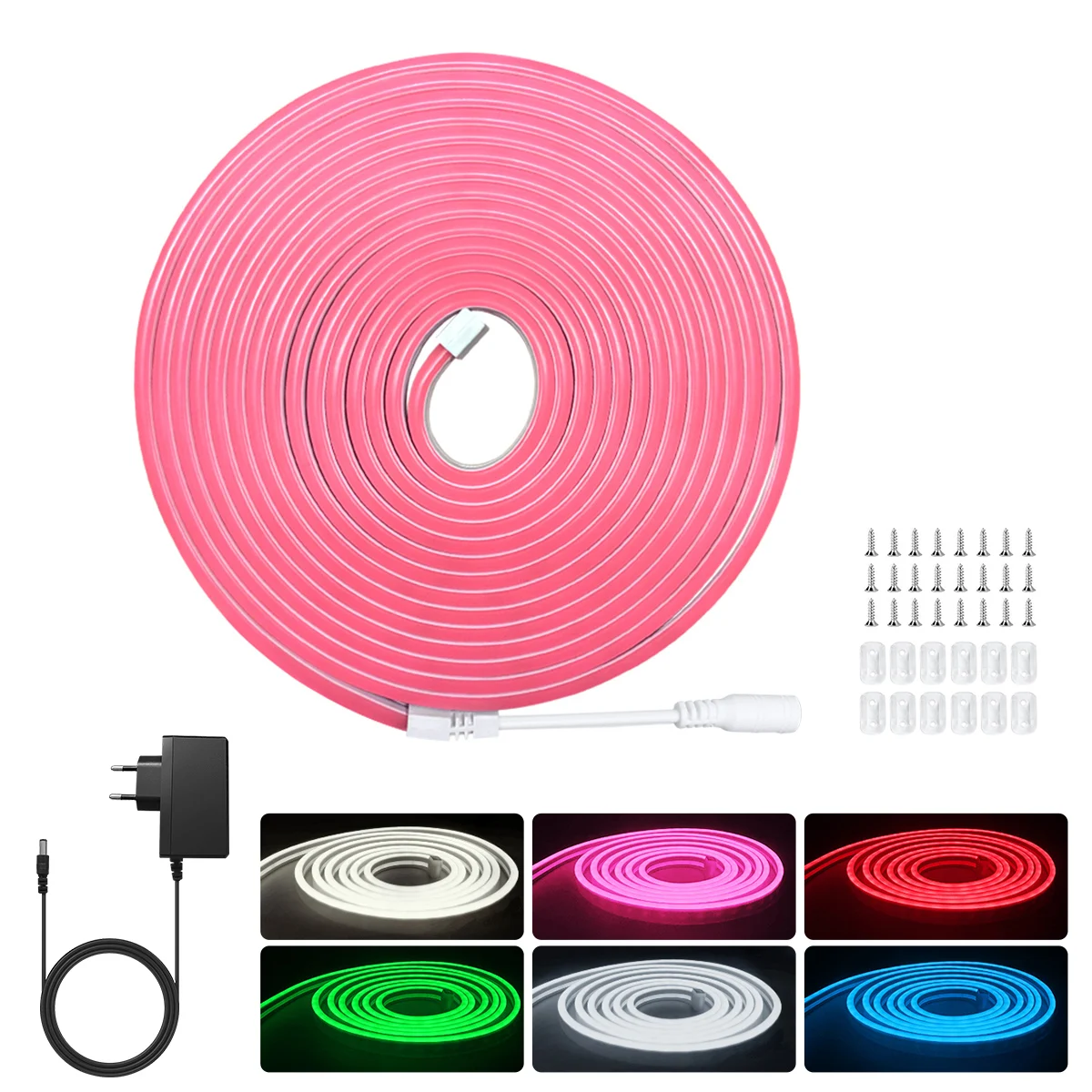 10 м Φ неоновая веревка светодиодный 120 светодиодов на м, IP67 24 В, гибкий диффузор, режущий и гибкий водонепроницаемый кремний, для вывесок на заказ, Декор