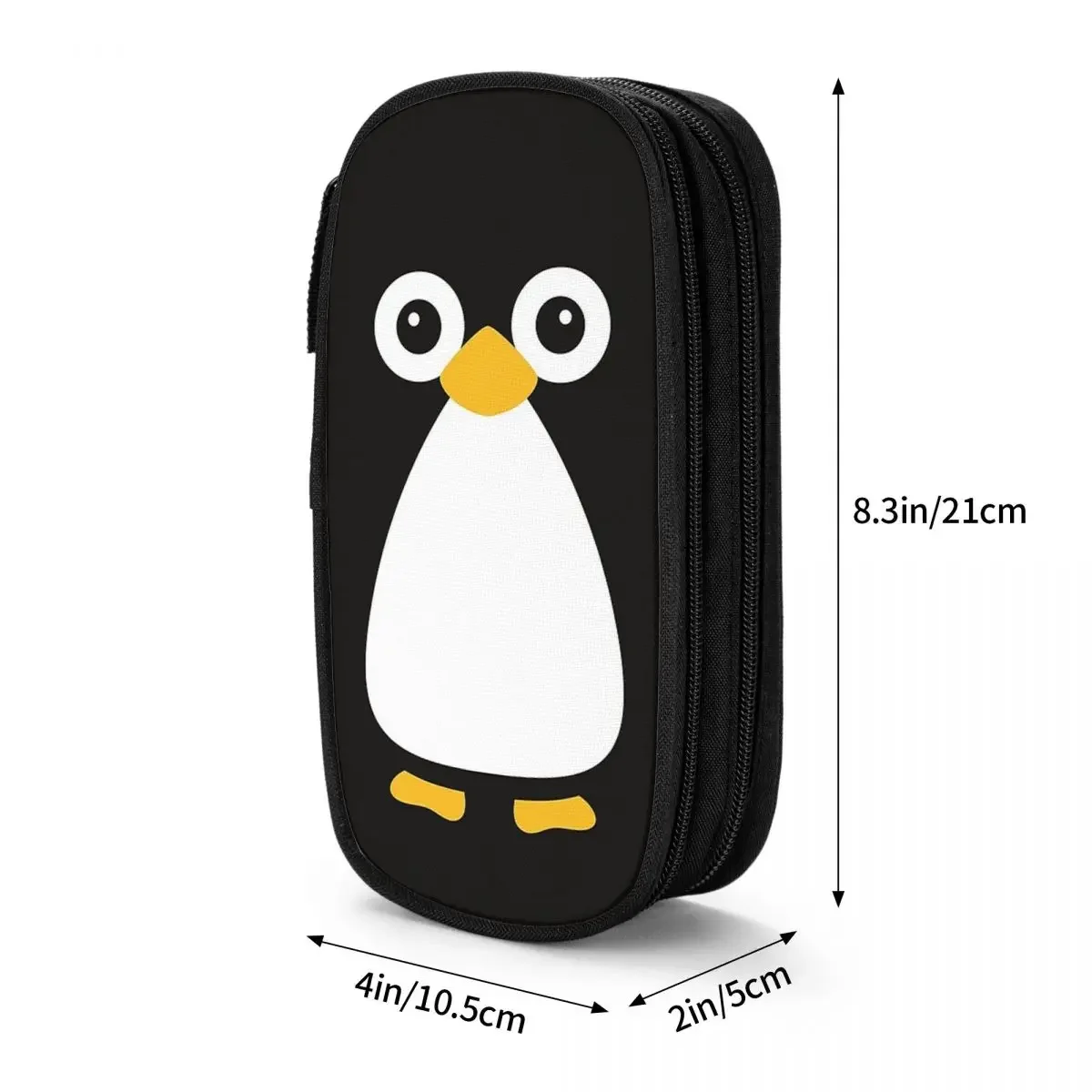 Cute Vector Penguin Pencil Cases Large Capacity Pen Bags Pen Box Pencil Pouch For Boys Girls Students Stationery School Office