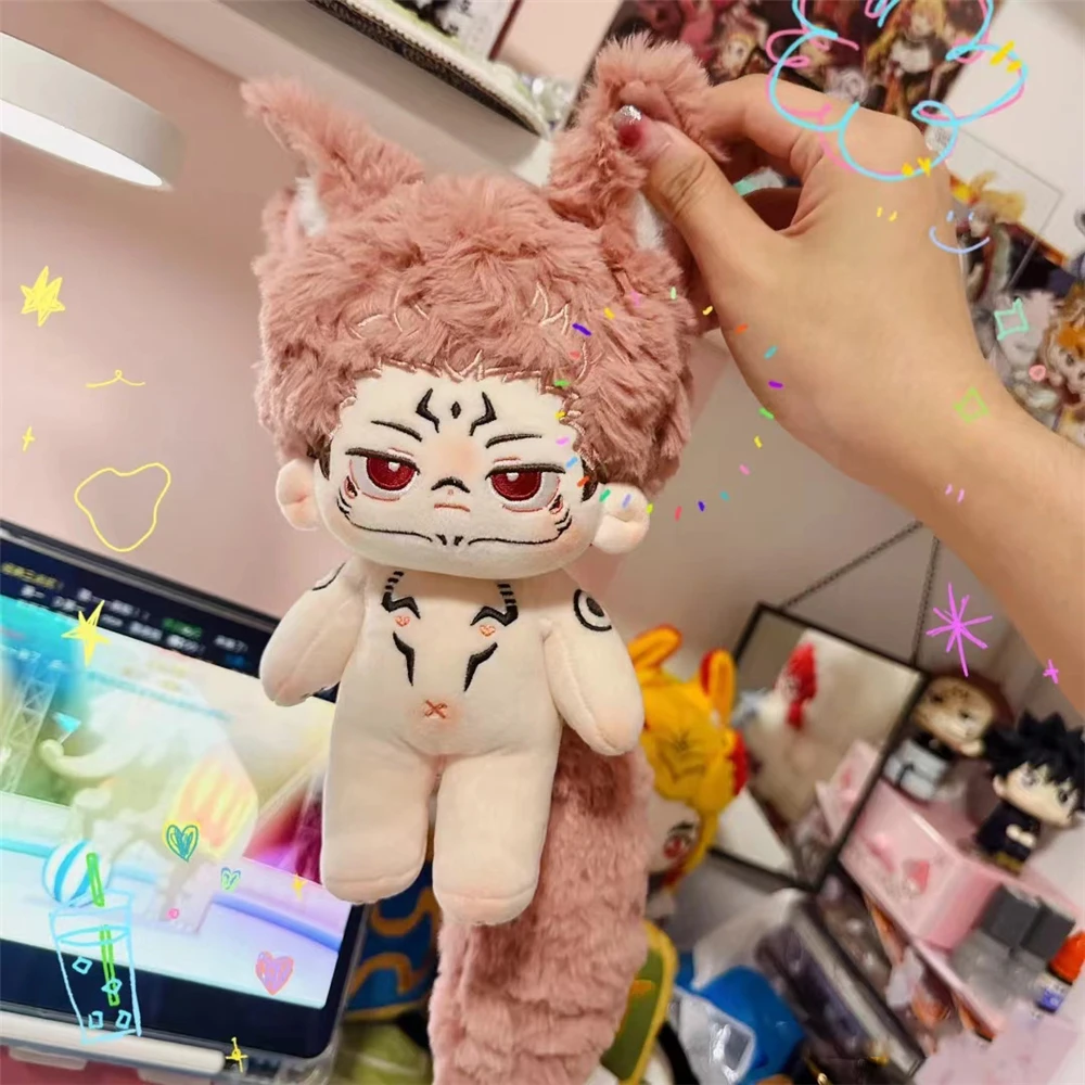 Anime Game Ryomen Sukuna Inumaki Toge Plush Cotton Doll Figure Cosplay Cartoon Accessories Props Present