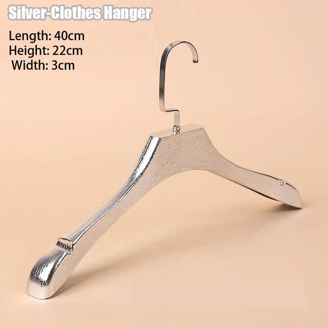 Set Di 40 Grucce Appendiabiti In Legno Naturale, Con Barra Rotonda Per Pantaloni E Intagli Sulle Spalle, Per Cappotti, Giacche, Abiti, Pantaloni, Resistenti E Durevoli, Salvaspazio - Foto 3