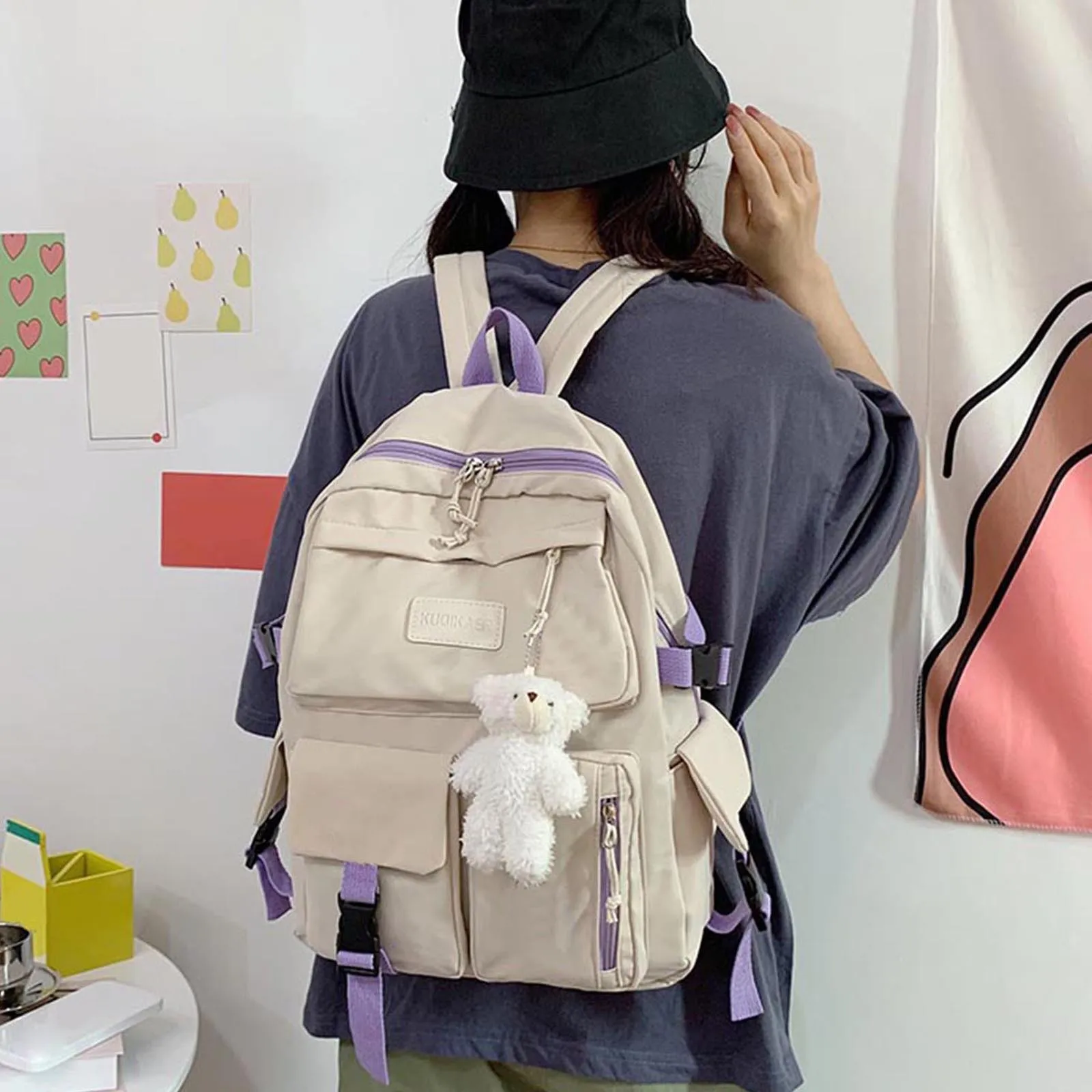 pandilla Culpable Empleado Mochilas Escolares De Malla Para Hombres Y Mujeres Adultos, Mini Mochila De  Nailon Con Cremallera De Gran Capacidad, A La Moda, 20 - Mochilas -  AliExpress