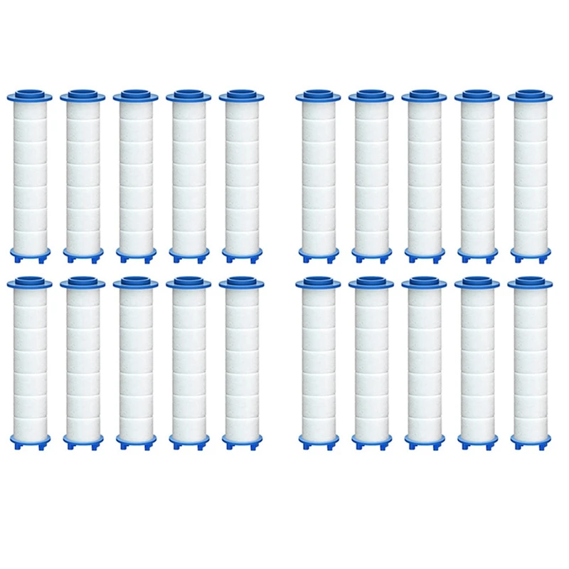 

20Pcs Replacement Shower Filter for Hard Water - High Output Shower Water Filter to Remove Chlorine and Fluoride