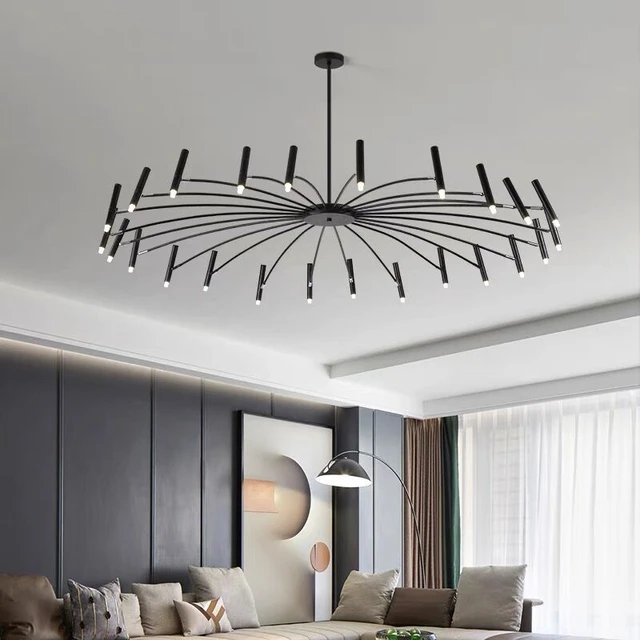 Plafonnier LED au Design nordique moderne, Design rond et blanc, luminaire  décoratif de plafond, idéal pour un salon, une chambre à coucher ou une  salle à manger - AliExpress