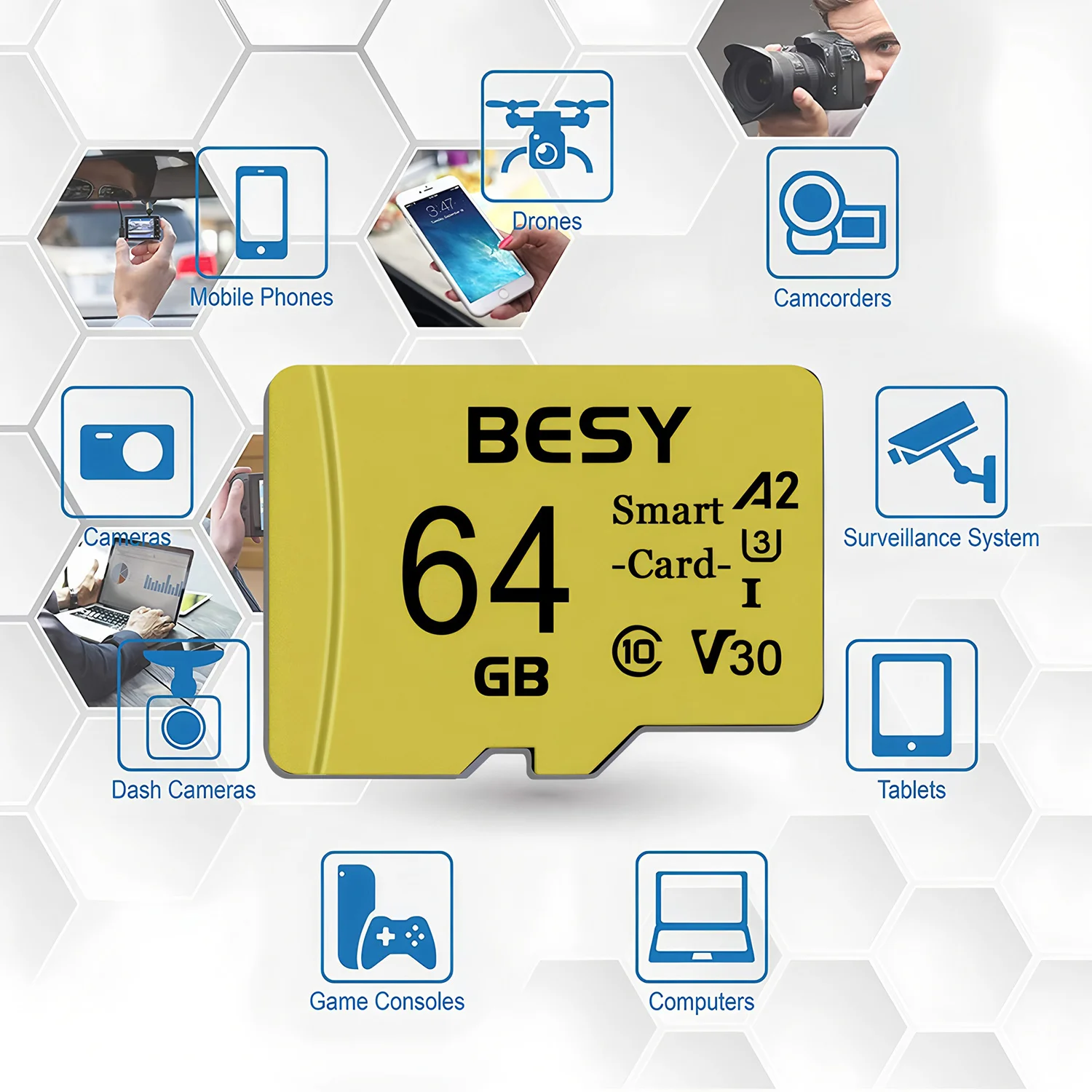 고속 메모리 카드 4GB 8GB 16GB 32GB 64GB 메모리 카드 128GB 클래스 10 미니 SD 카드 TF 카드 휴대폰 카메라용