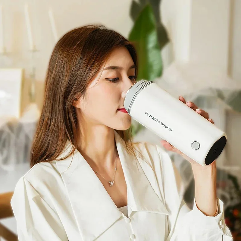 1PC 12V 24V 220V 110V 350ml Household Electric Water Cup Mini Electric Kettle Portable Car Mounted Water Cup 3