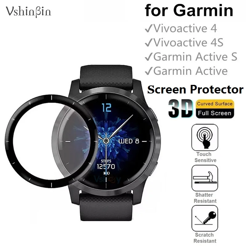 Soft Clear Protective Film Guard For Garmin Vivoactive 4/4S