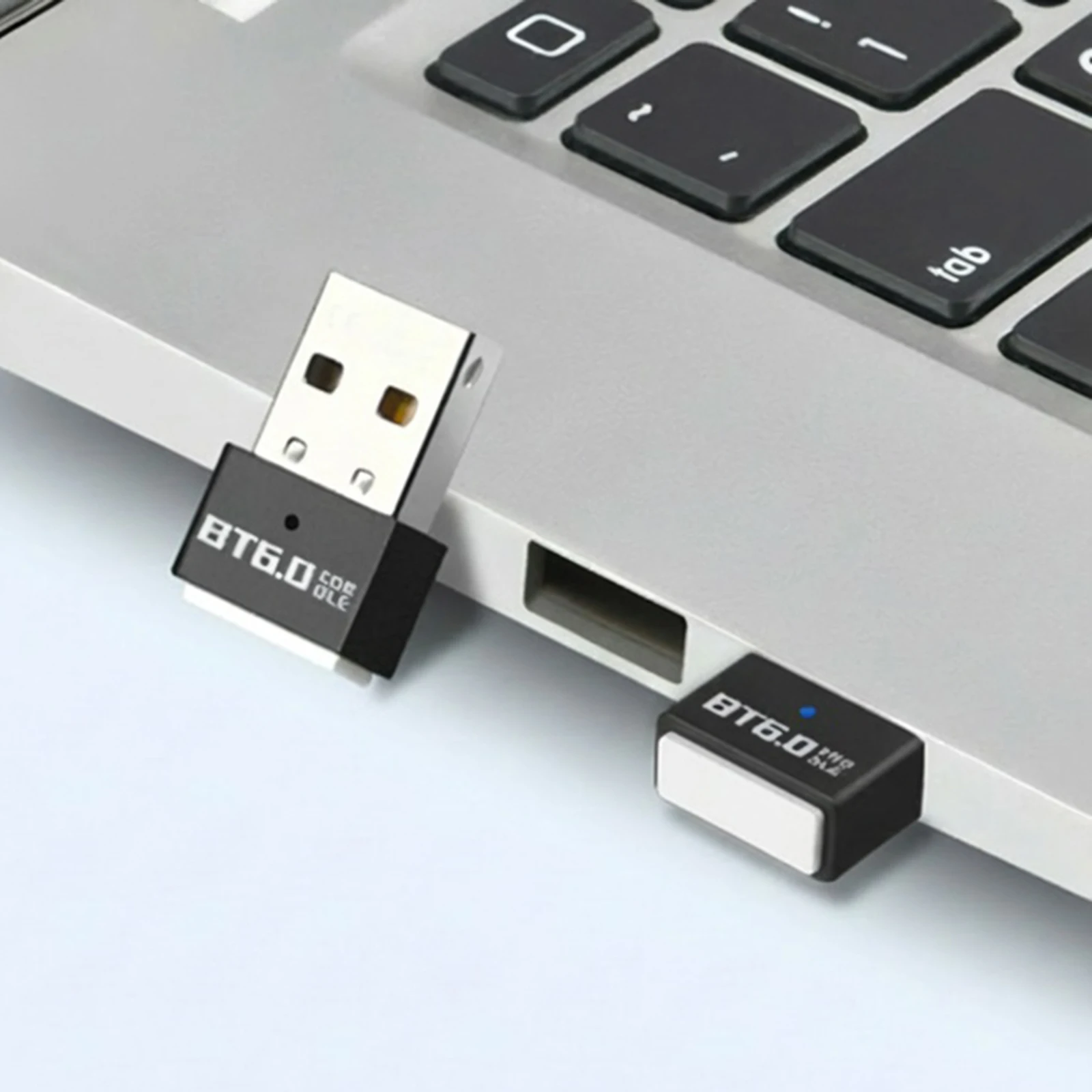 BT 수신기 및 송신기 USB BT 6.0 5.4 어댑터 드라이버가 필요 없는 무선 오디오 송신기(키보드/마우스/헤드폰/스피커용)